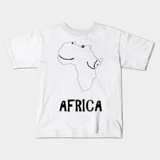 A funny map of Africa 2 Kids T-Shirt